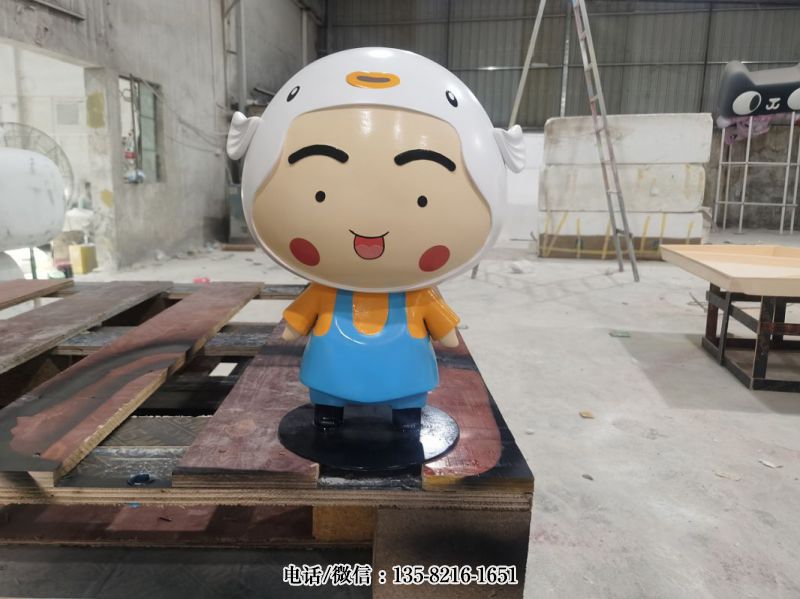 玻璃鋼卡通老奶奶雕塑 玻璃鋼卡通老奶奶雕塑